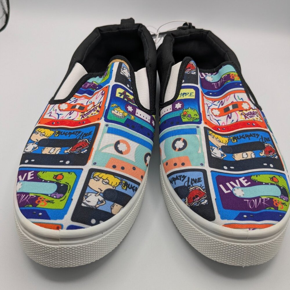 Nickelodeon Rugrats Men's Slip-On Sneakers Size 9, New with Tags